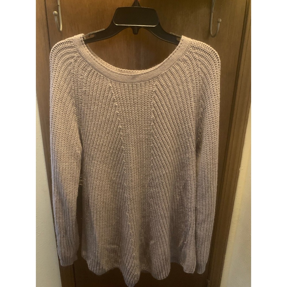 Women's Size Large Sweater Light purple
